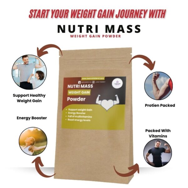 Lean Mix Blend Nutri Mass Weight Gain Powder - 3 Month Program - Image 3